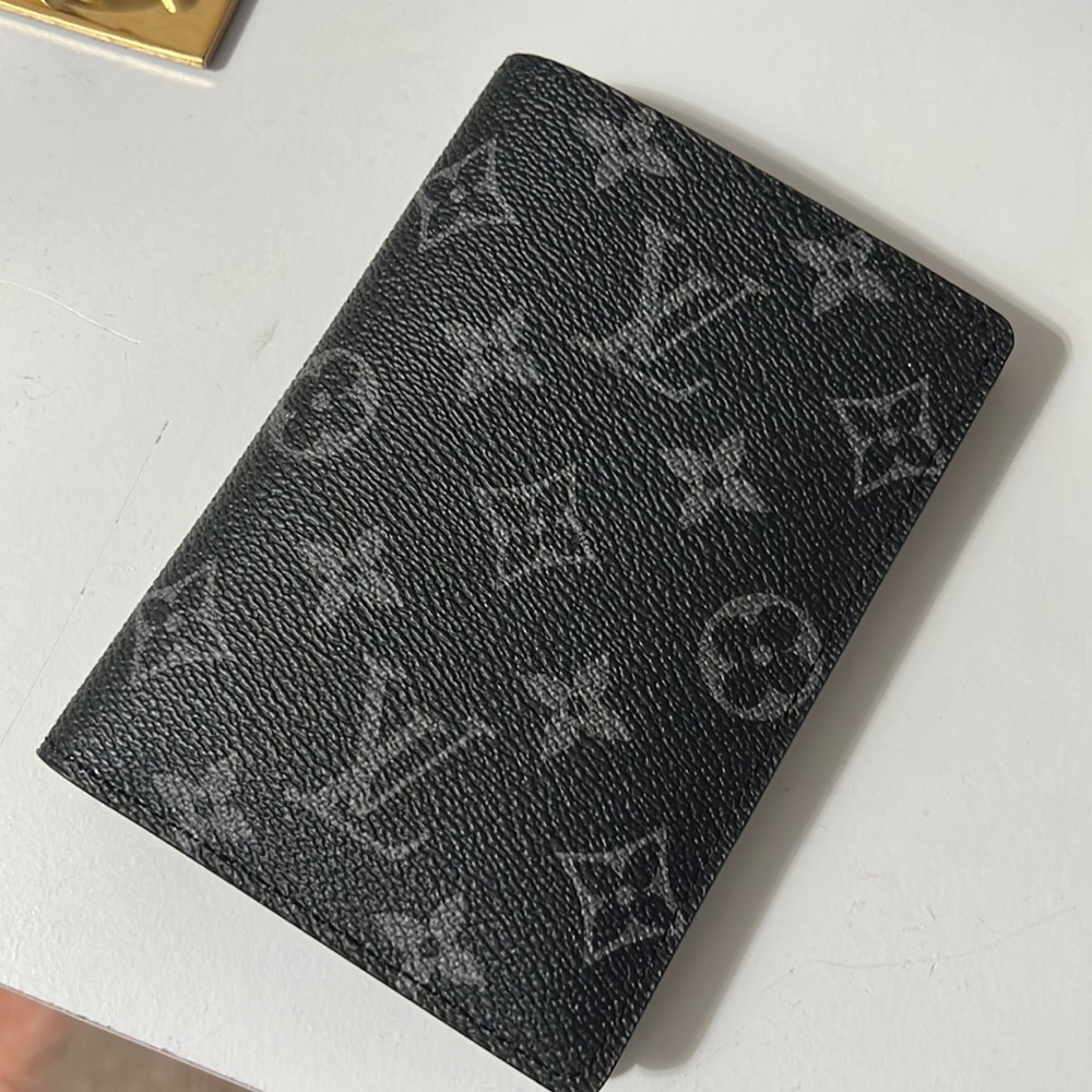 CYBER MONDAY SALE ‼️ Upcycled Louis Vuitton Passport Holder 🖤